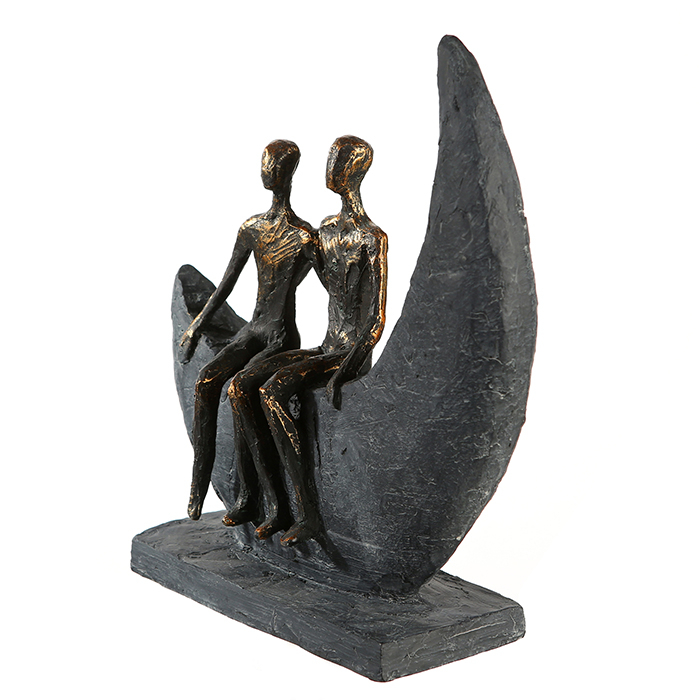 Figurina MOON, rasina, 23.5X22X8 cm [3]