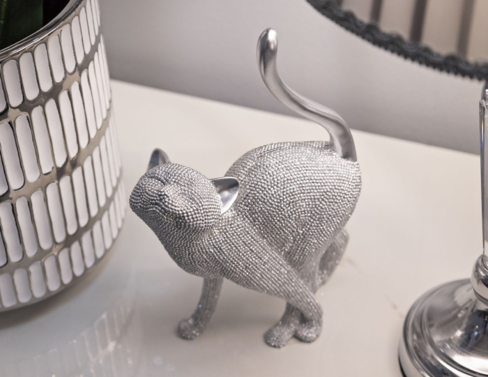 Figurina, Pisica sclipitoare 17,5x9x26 cm [5]