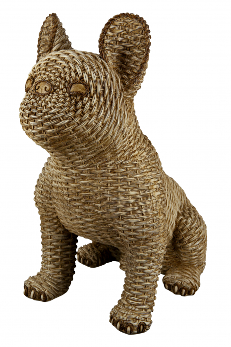 Figurina Pug , Rasina, Maro, 29x33x18 cm [2]