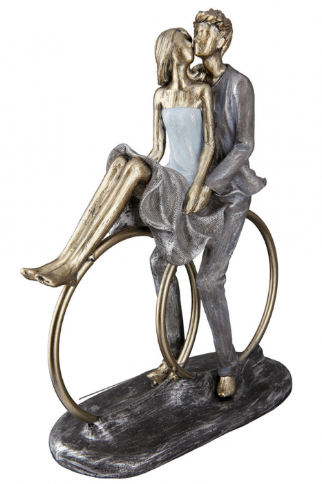 Figurina rasina Couple on rings [3]