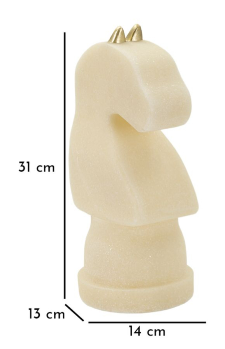 Figurina Sah, Cal 14x13x31 cm [8]