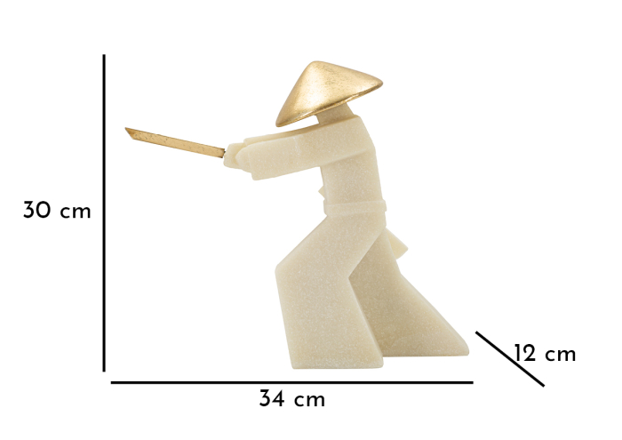Figurina, Samurai -a- 34x12x30 cm [8]