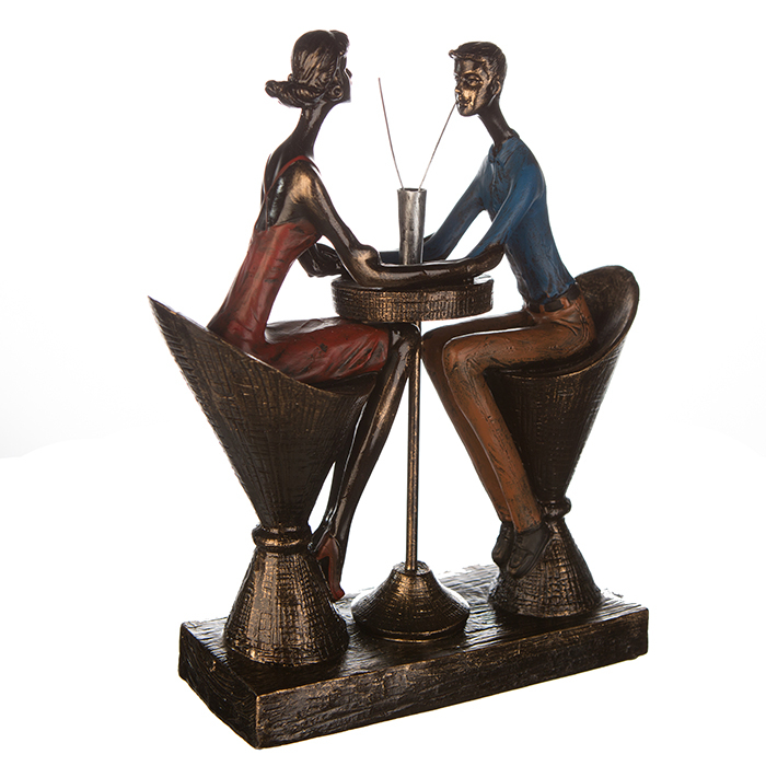 Figurina TABLE FOR TWO, rasina, 25x21x8 cm [6]