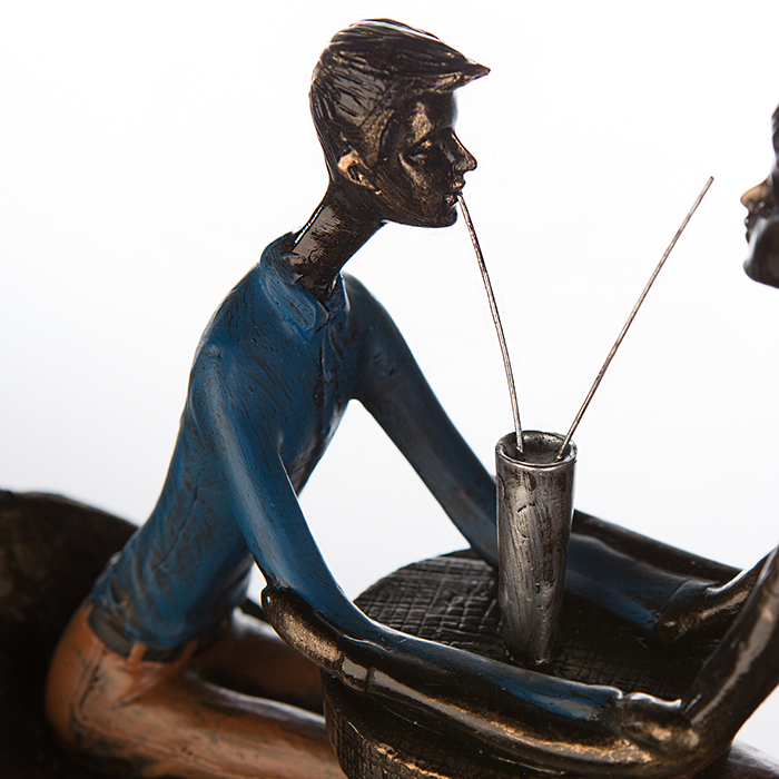 Figurina TABLE FOR TWO, rasina, 25x21x8 cm [5]