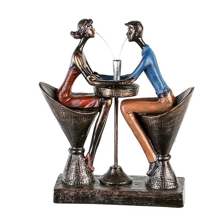 Figurina TABLE FOR TWO, rasina, 25x21x8 cm [3]