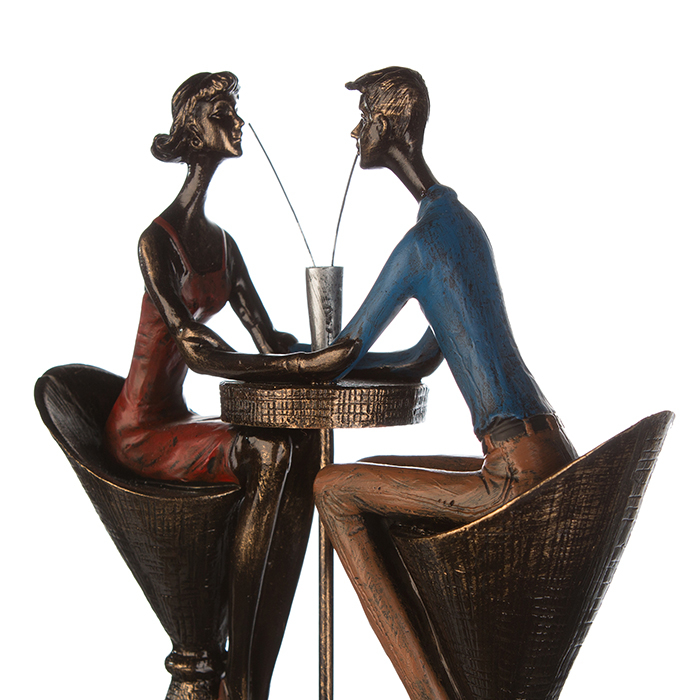 Figurina TABLE FOR TWO, rasina, 25x21x8 cm [4]
