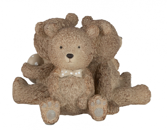 Figurina Teddy 3parts, Rasina, Maro, 16x16x11 cm [2]