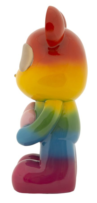 Figurina, Ursulet de plus curcubeu 22,5x17,5x42,5 cm [3]