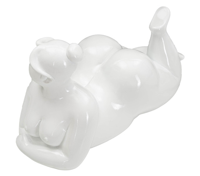 Figurina Woman Yoga, Rasina, Alb, 16x32x16 cm [11]