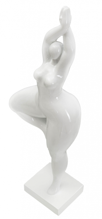 Figurina Woman Yoga, Rasina, Alb, 45.8x16x9 cm [6]