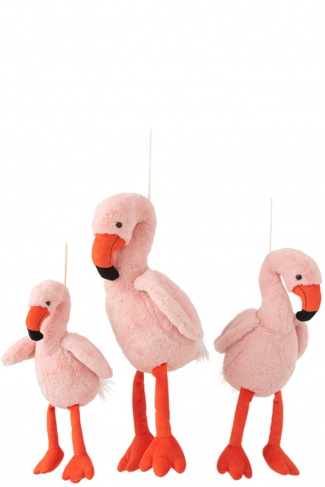 Flamingo, Fibre sintetice, Roz, 28x19.5x57 cm [2]