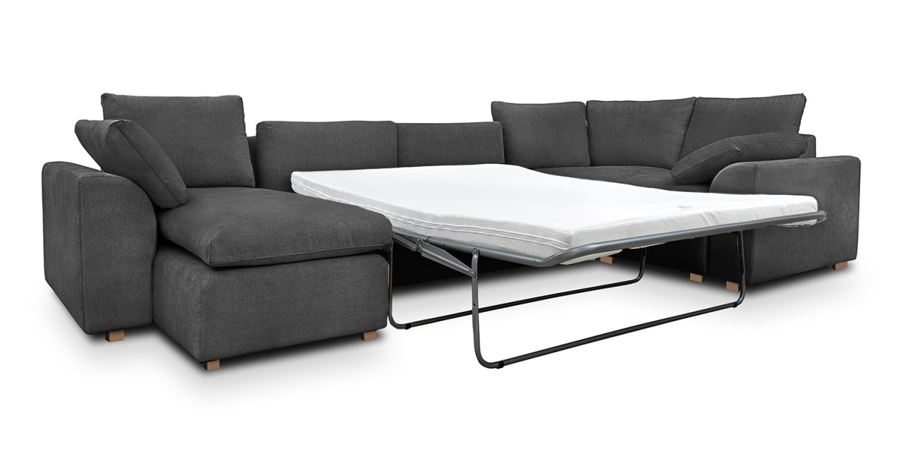 Fluffy canapea extensibila U [2]