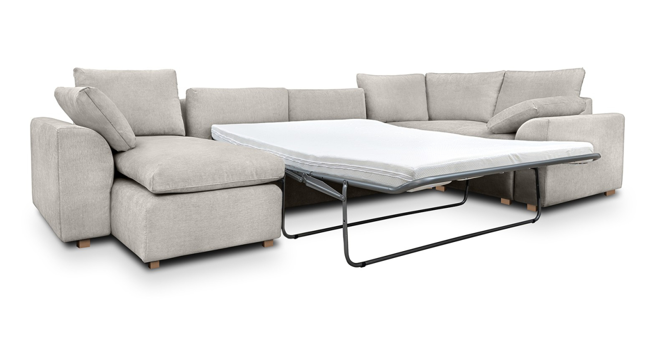 Fluffy canapea extensibila U [2]