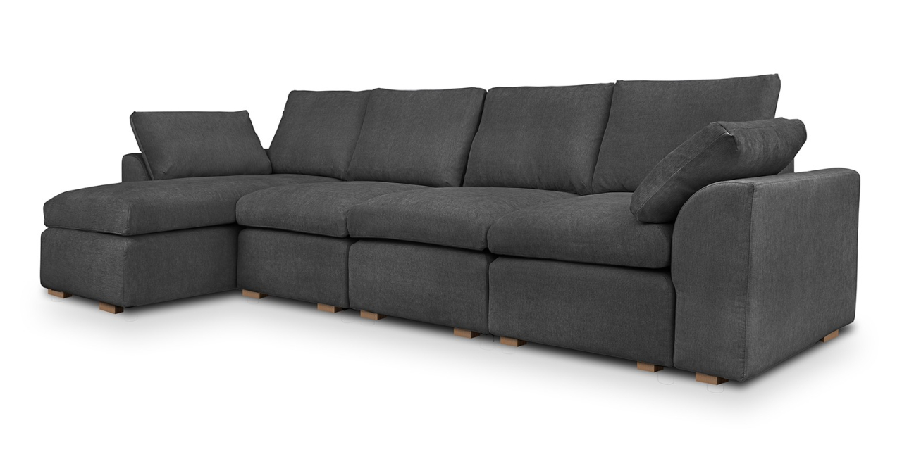 Fluffy canapea fixa de 4 locuri L modulara [2]