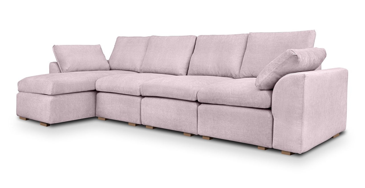 Fluffy canapea fixa de 4 locuri L modulara [2]