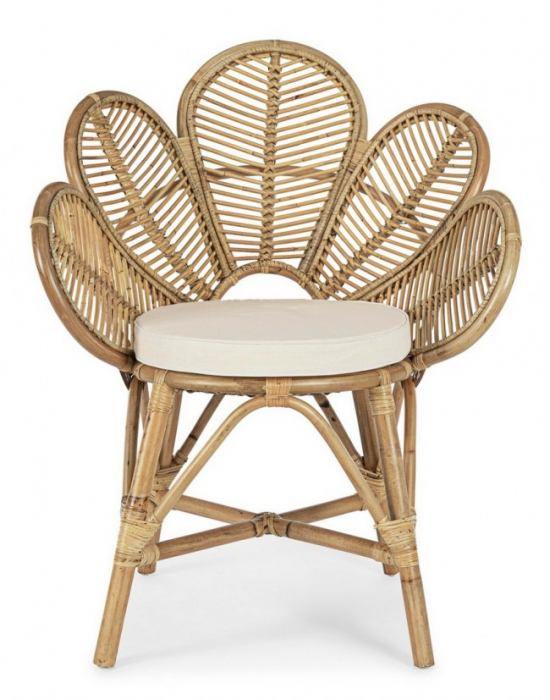 Fotoliu Flores, Fibre naturale, Natur, 77x62x93 [3]