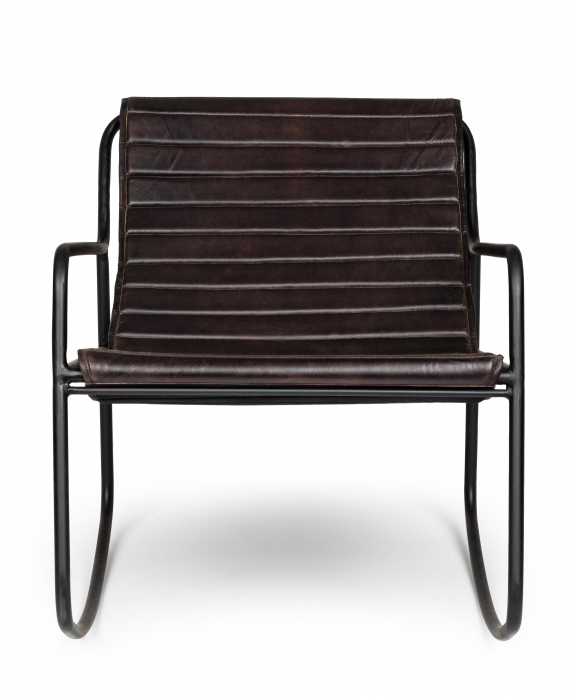 Fotoliu Calin, Otel/Poliester, Negru, 59x77x77 cm [2]