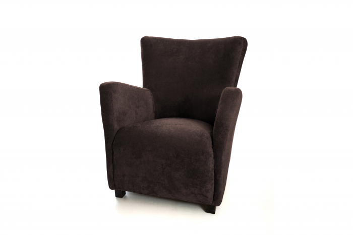 Fotoliu KING, catifea maro 73x60x89 cm [4]