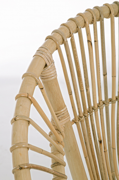 Fotoliu Tolima, Lemn/Otel, Maro, 58x73x77.5 cm [3]