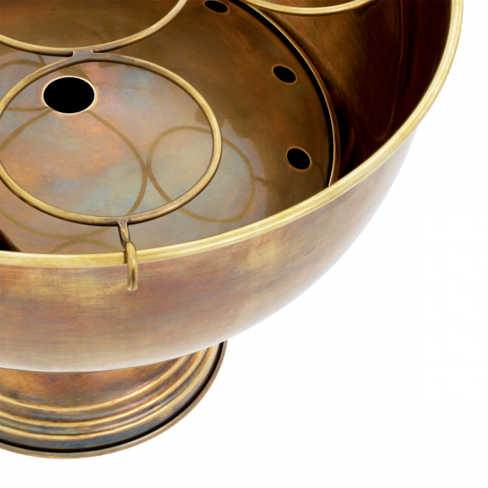 Frapieră de șampanie, Jordan, finisaj din alamă cu aspect vintage [4]