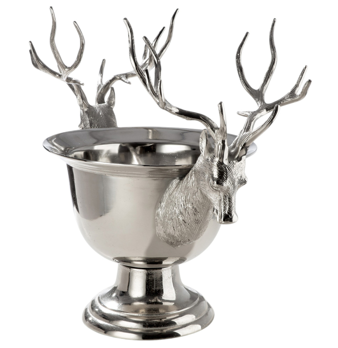 Frapiera de sampanie / vin, Cerb, „William”, Aluminiu, culoare argintie, PU 1, L. 40 cm, L. 71,5 cm, H 57,5 cm [4]