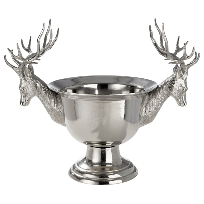 Frapiera de sampanie / vin, Cerb, „William”, Aluminiu, culoare argintie, PU 1, L. 40 cm, L. 71,5 cm, H 57,5 cm [5]