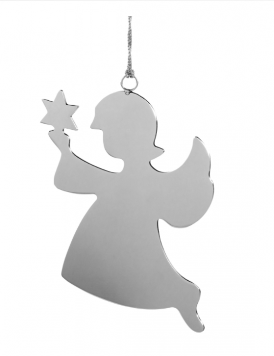 Ghirlanda inger Holyworker, Otel inoxidabil, Argintiu, 15x15 cm [2]