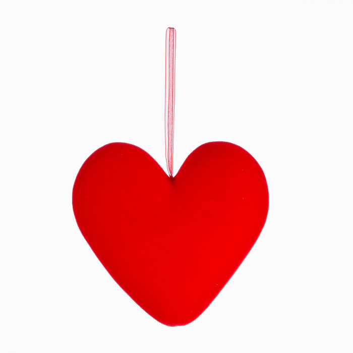 Ghirlandă, Inimă, Blush, Sintetic, roșu, PU 12, L. 6 cm, L. 15,5 cm, H. 20 cm [2]