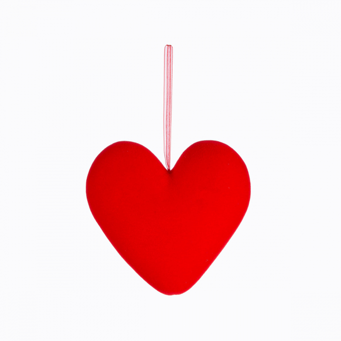 Ghirlandă, Inimă, Blush, Sintetic, roșu, PU 18, L. 4 cm, L. 10 cm, H. 15 cm [2]