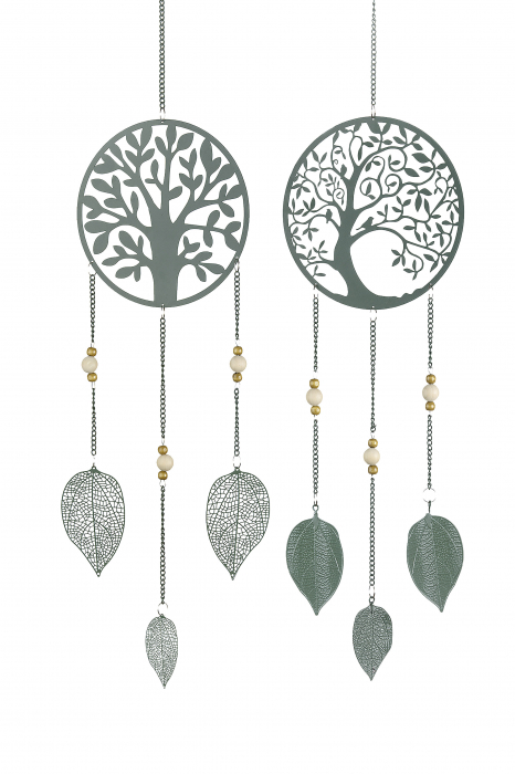 Set 2 ghirlande TREE OF LIFE, metal, 80x18 cm [2]