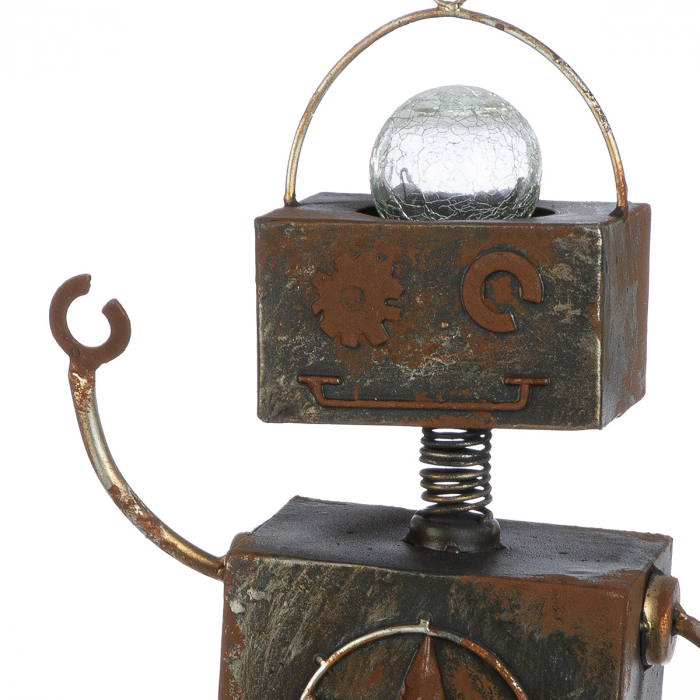 Ghirlandă, Roboți, Robotic, Minge, Metal, gri, PU 2, L. 11 cm, L. 30 cm, H. 39 cm [2]