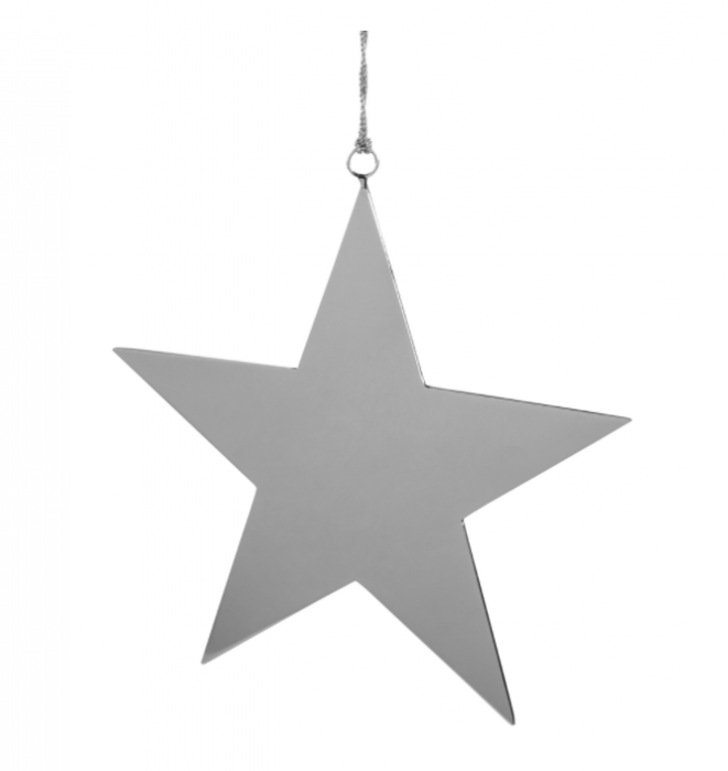 Ghirlanda Star, Otel inoxidabil, Argintiu, 11x10 cm [2]