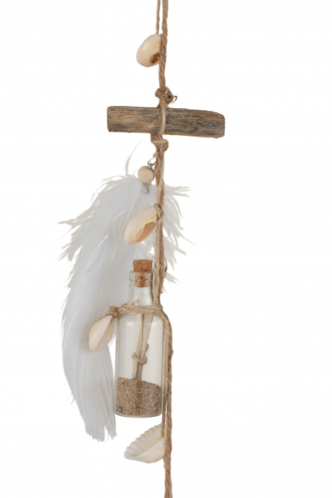 Ghirlanda sticle/pene, Sticla, Natural, 7x2.5x105 cm [2]