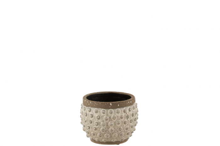 Ghiveci, Ceramica, Alb, 16x16x12.5 cm [2]