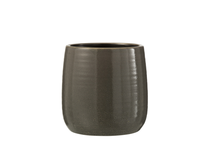 Ghiveci, Ceramica, Gri, 15x15x16.5 [2]