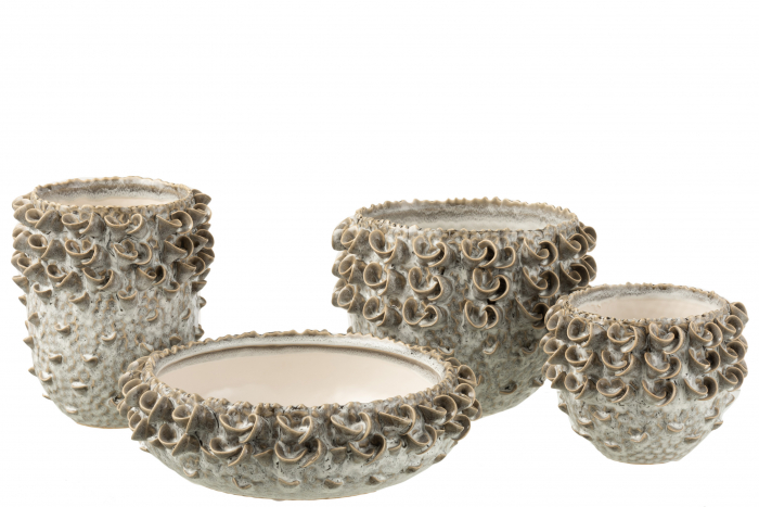 Ghiveci, Ceramica, Gri, 28x28x8.5 cm [2]