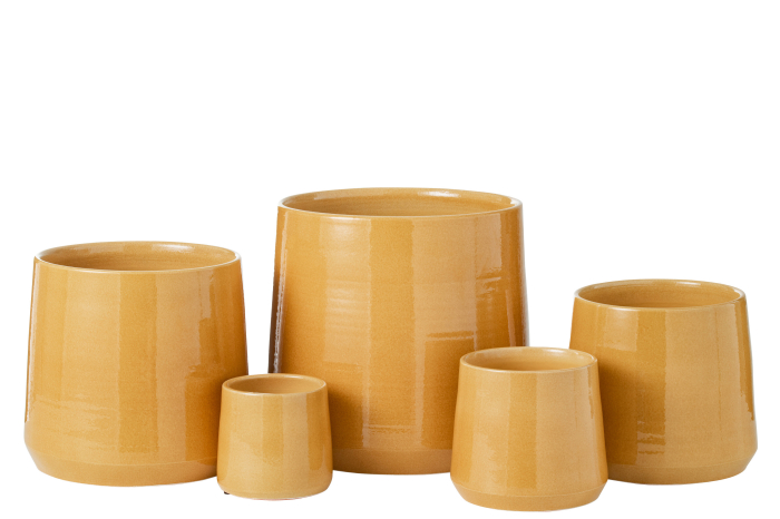 Ghiveci, Ceramica, Ocru, 35x35x32 [3]