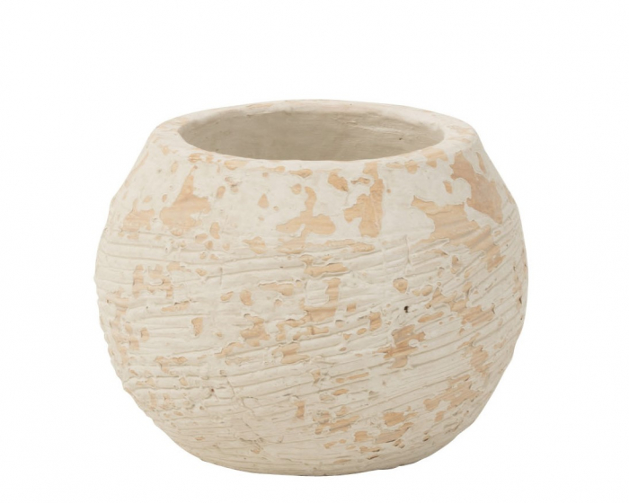 Ghiveci, Ciment, Bej, 17x17x13 cm [3]