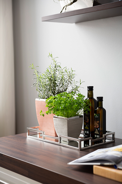 Ghiveci Endra, Ceramica, Maro deschis/Argintiu, 11x12.5x11 cm [4]