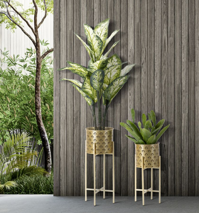 Ghiveci Golvy, set 2 -b- cm ø 22x53-20x43 [5]