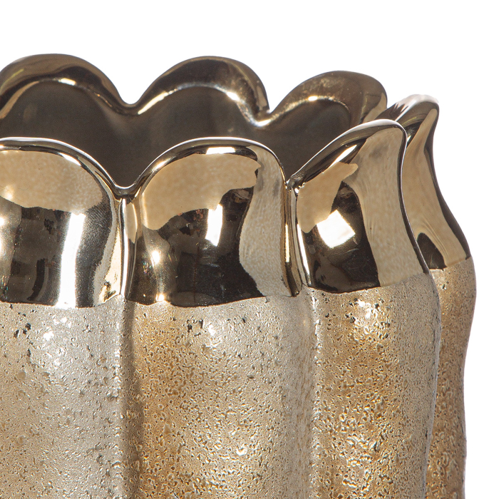 Ghiveci, „Granato”, Ceramica, auriu, PU 4, H 13,5 cm, A. 15,5 cm [2]