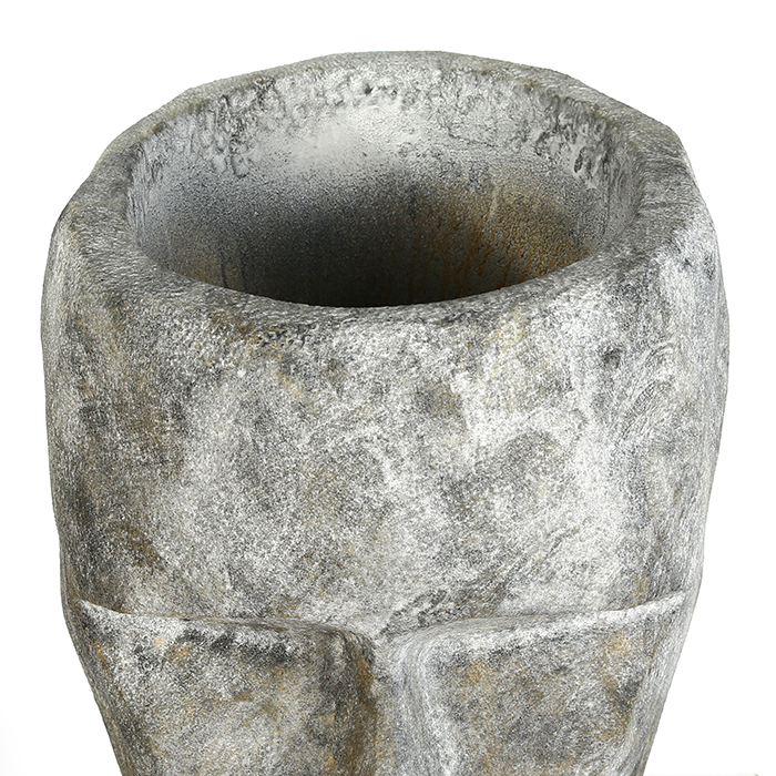 Ghiveci Head, compozit, gri, 31x45x40 cm [6]
