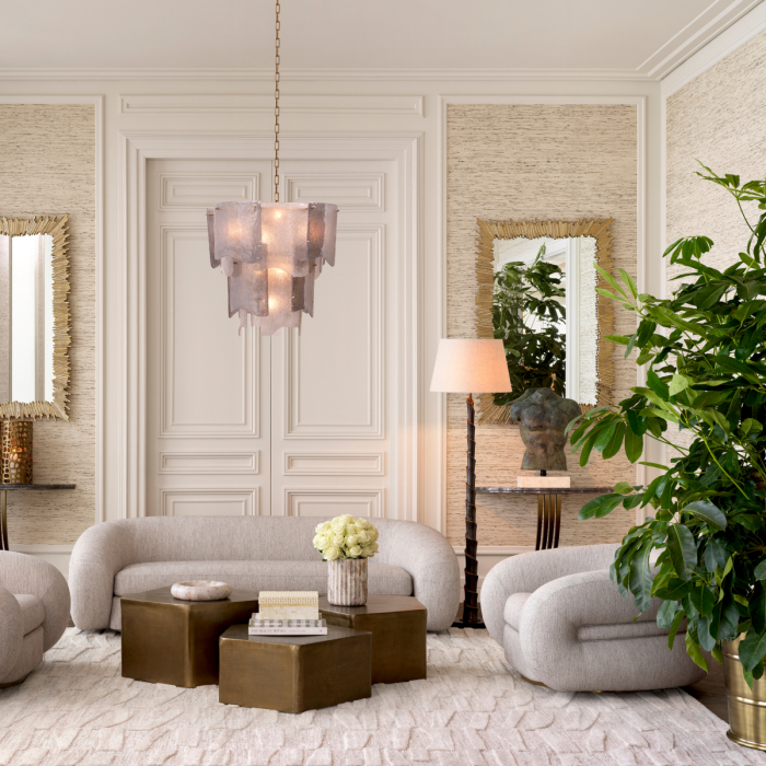 Ghiveci, Hortus, finisaj din alamă cu aspect vintage(CM) [2]