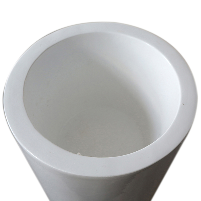 Suport ghiveci Konus, rasina/fibra de sticla, alb, 115x40 cm [4]