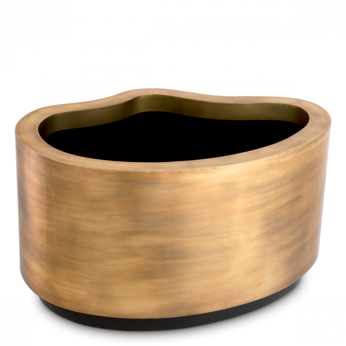 Ghiveci, Monza, finisaj din alamă cu aspect vintageL. 100 | W. 69.5 | H. 54.5 (CM) [4]