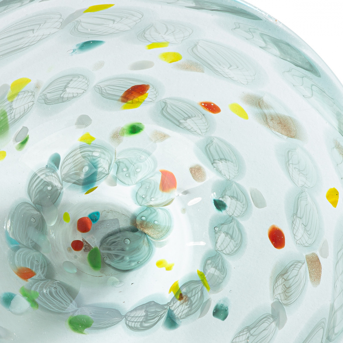 Glasart, Bol, Fuego, patat, Sticla, verde, PU 2, H. 6 cm, D. 39 cm [3]