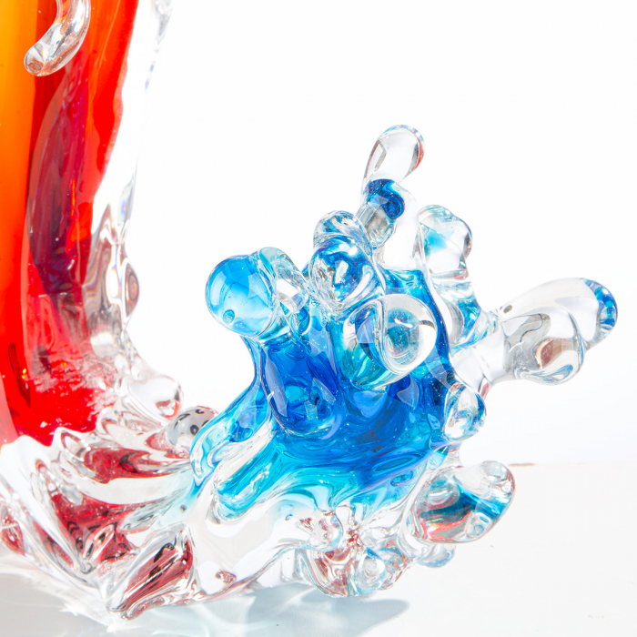 Glasart, Figurină, Pește, Piscium, Sticlă, roșu, PU 1, L. 12 cm, L. 21 cm, H. 22 cm [4]