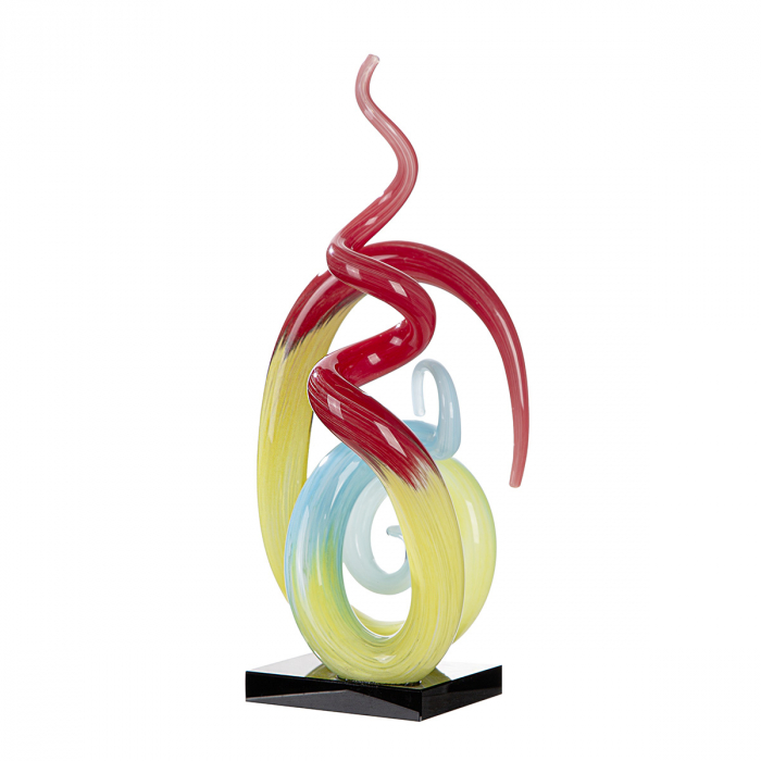 Glass Art, Sculptură, Sticlă, multicolor, PU 1, L. 10 cm, L. 21 cm, H 37 cm [2]