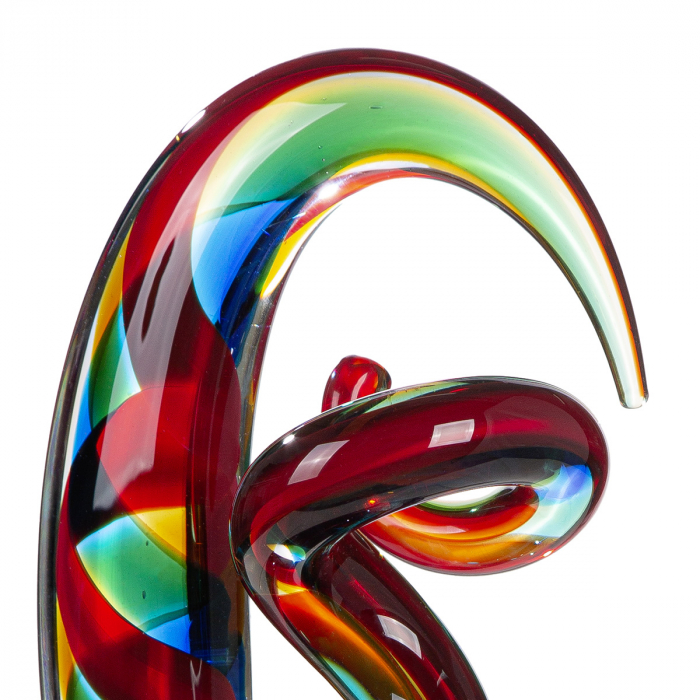 Glass Art, Sculptură, Sticlă, multicolor, PU 1, L. 15 cm, L. 17 cm, H 28 cm [4]