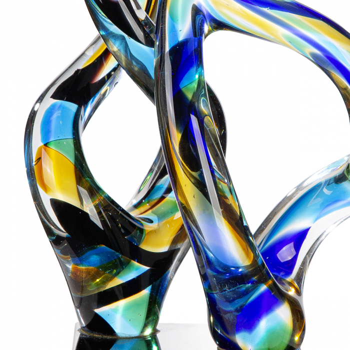 Glass Art, Sculptură, Sticlă, multicolor, PU 1, L. 16 cm, L. 21 cm, H 33 cm [4]